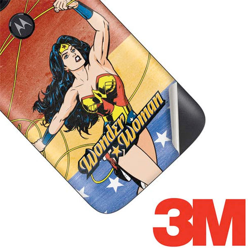 DC Comics Wonder Woman Ready to Fight Moto E5 Play Skin